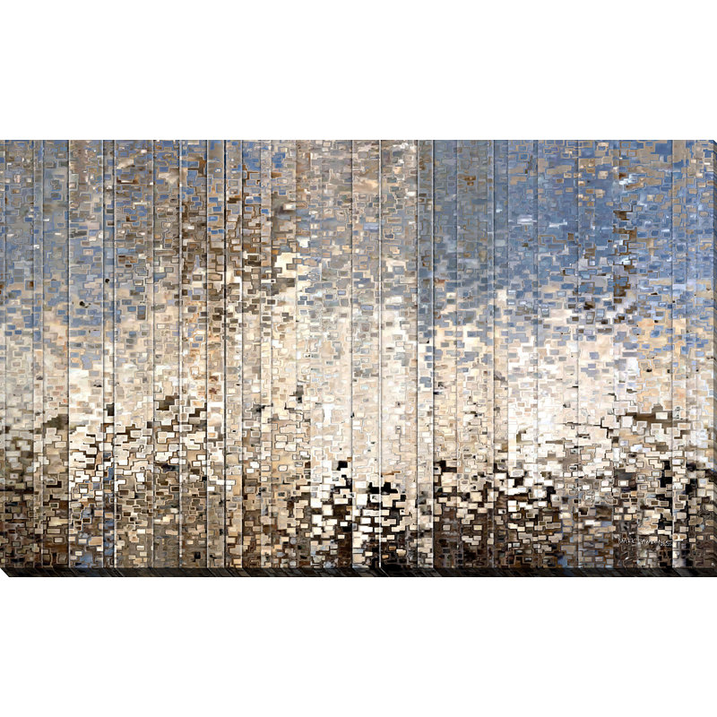 My Shepherd Seeks Me by Mark Lawrence - Graphic Art on Canvas, 18" H x 30" W x 1" D, Wrapped Canvas