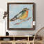 Toile avec cadre Bird Premium IV - prêt à accrocher-386310265-386310215