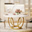 Round Metal Base Dining Table-855039942-855039945