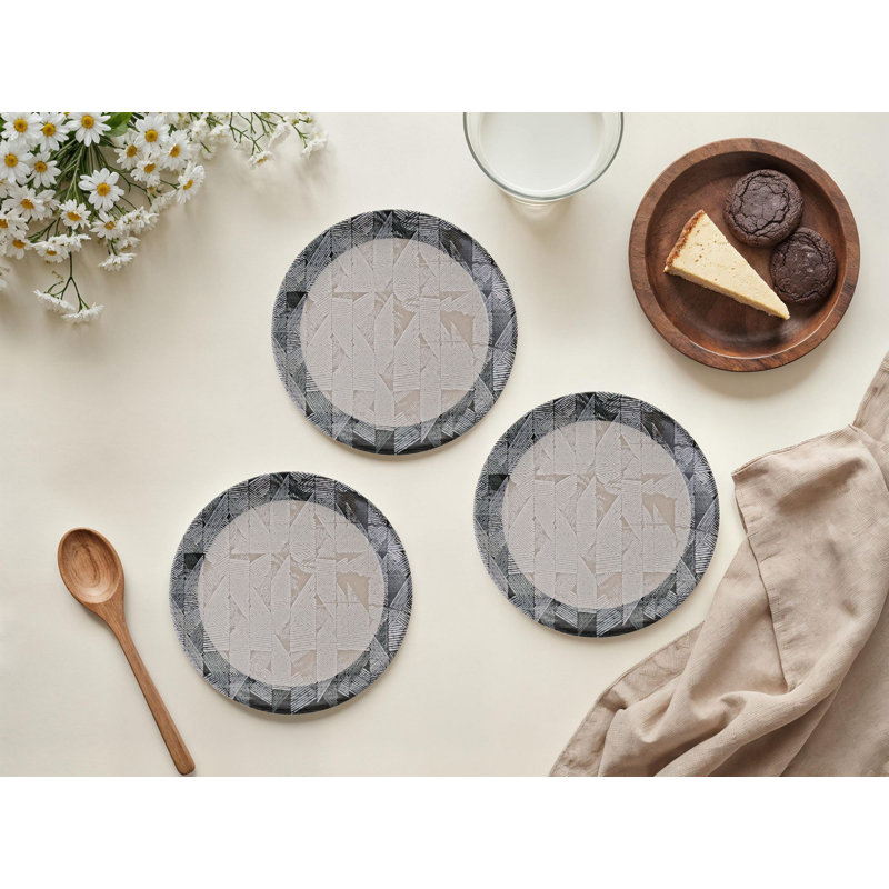 Ensemble d'assiettes à dessert (6 pièces)