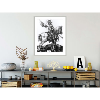 St. George and the Dragon by Albrecht Dürer -Framed Giclee Print