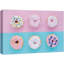 Beige bleu et rose saupoudré et rayé, photographie de fruits-98161355