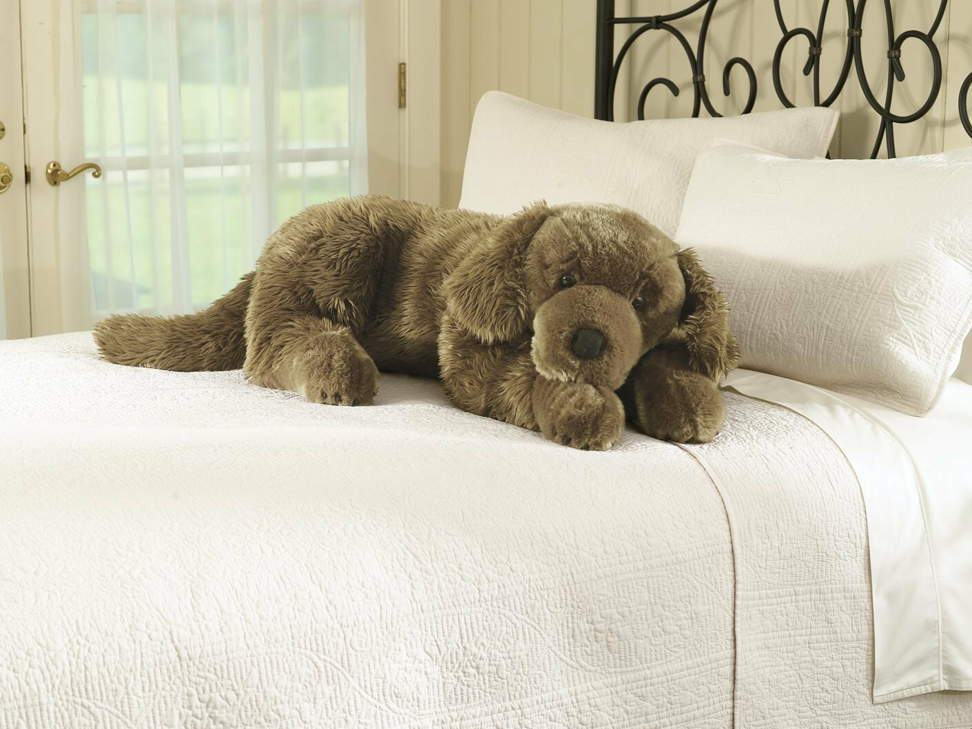 Shaggy Dog Body Pillow - Large Stuffed Animal