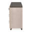 Fantosini Dresser With Round Mirror - Silver Mist