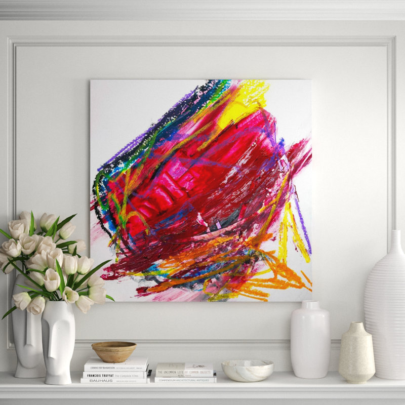Ruby - Artist Enhanced Canvas Print, Wrapped Canvas, 48" H x 48" W x 1.5" D
