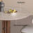 Modern Round Dining Table,Stainless Base-1983492527