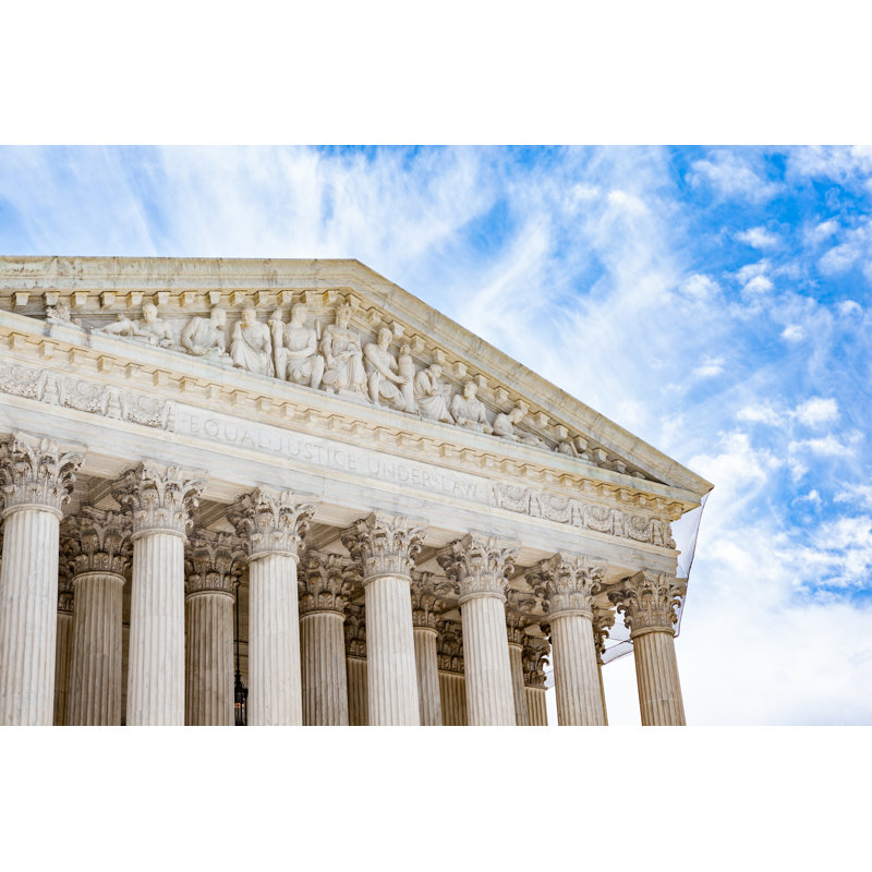 US Supreme Court Building by Eurobanks - Wrapped Canvas Print, 30cm H x 46cm W