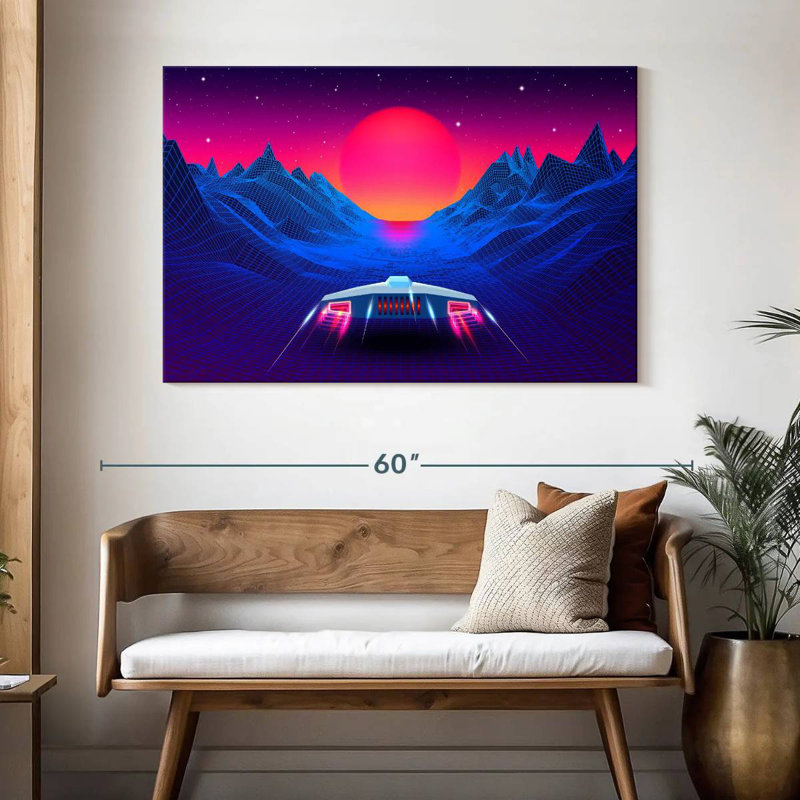 Kelan Synthwave Adventure, 32" H x 48" W