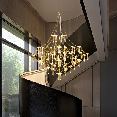 Lustre en cristal 66 lumières DEL