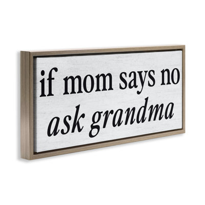 Cadre flottant Ask Ask Grandma