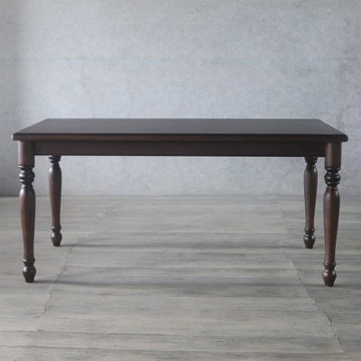 Dark brown Rectangle Solid Wood Dining Tables