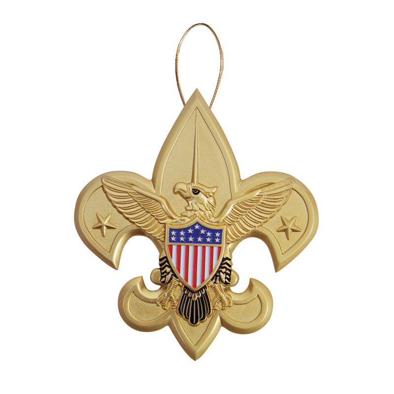 Ornement de noël garçon scout