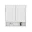 Pharmacie, 2 portes, 4 tablettes, blanc