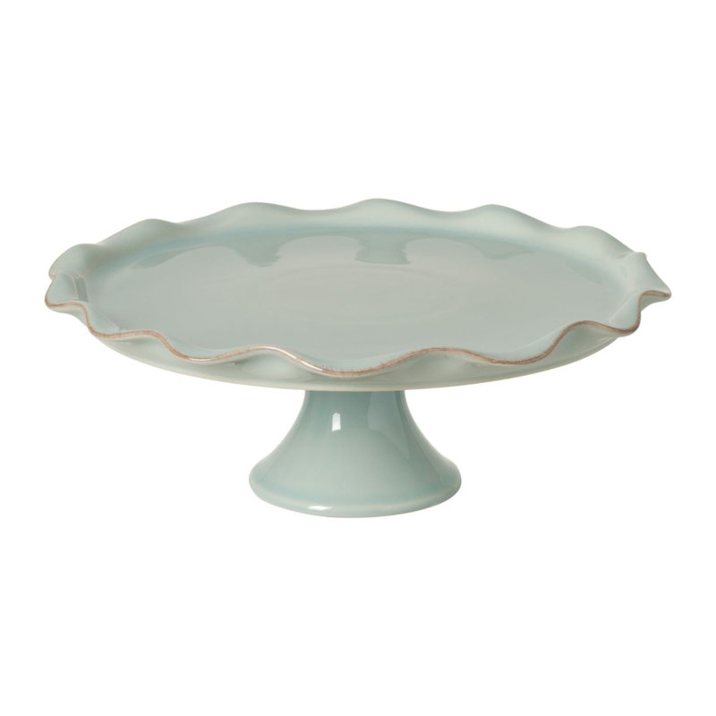 Cook & Host Stoneware Cake Stand, Robin's Egg Blue