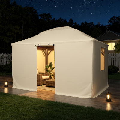 Stop Winter Damage! Ultimate 10X13 Gazebo Cover Creates Extra Storage Space for Patio Furniture