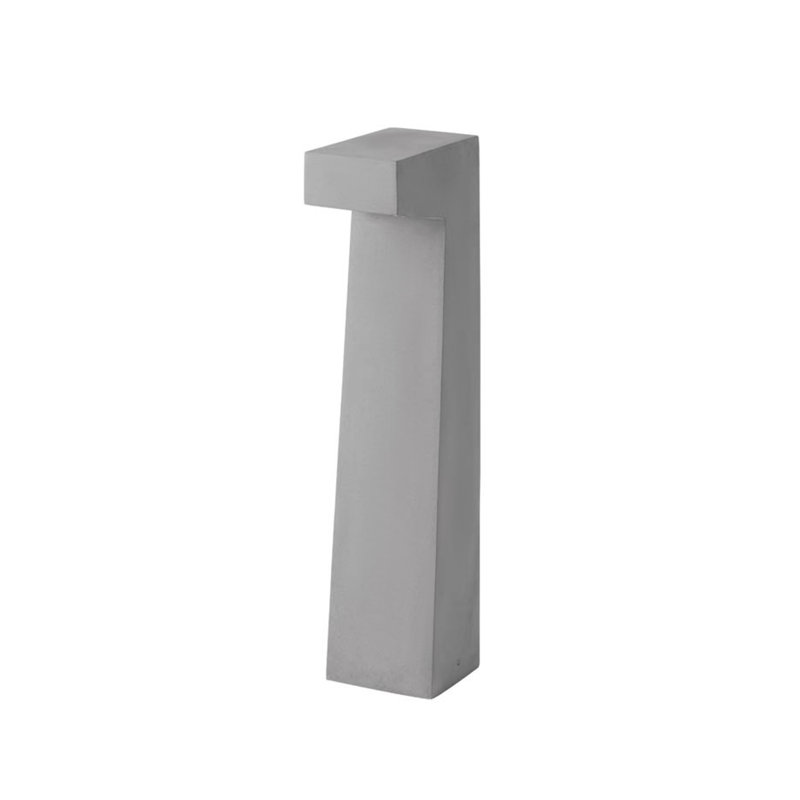 Grey Integrated LED Concrete Bollard Light