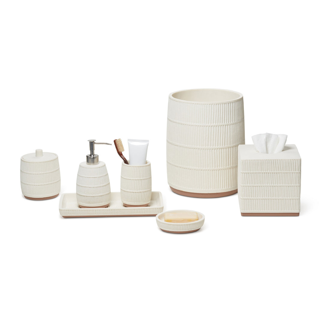 Nature's Home Collection 7 Piece Bathroom Accessory Set Roselli Trading Company