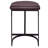 Upholstered Counter Stool with Metal Frame