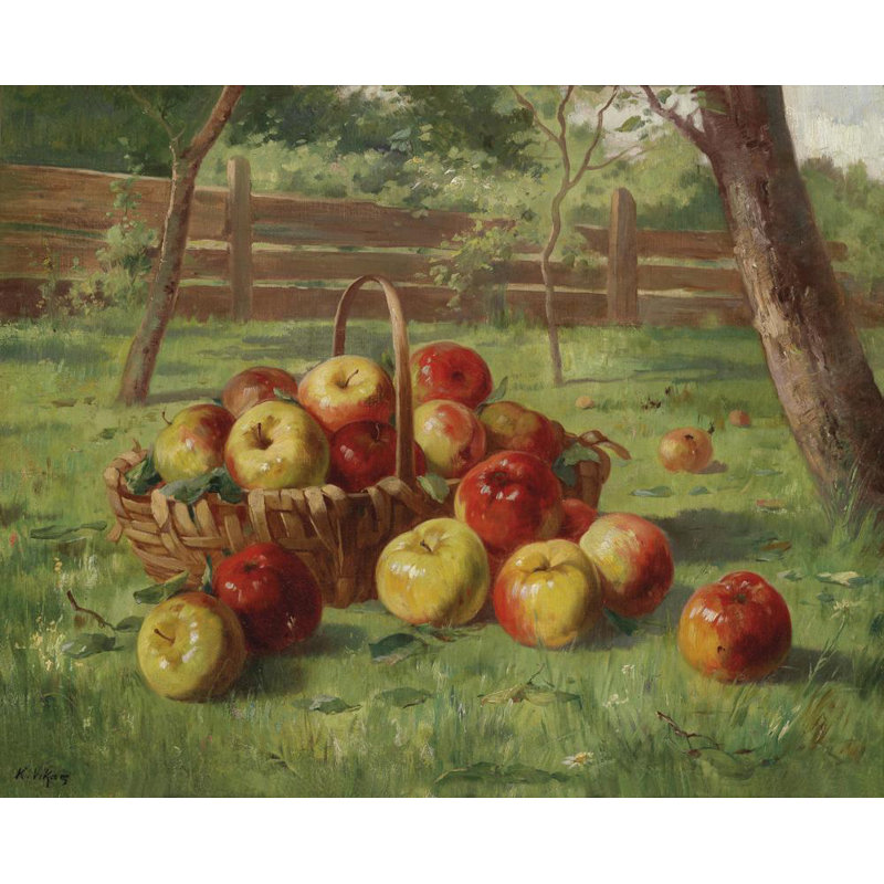 «Apple Harvest» par Karl Vikas - Art mural sur toile tendue avec châssis