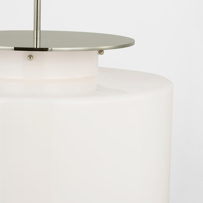 Elias 1 - Light Pendant, Polished Nickel, White