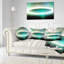 Grand coussin ovale à motif abstrait fractal-29647074