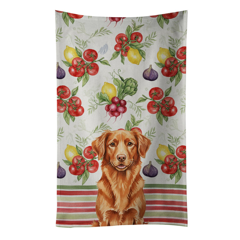 Serviette de cuisine en cuivre Cuivre Nouvelle-Écosse, Copper Nova Scotia Duck Tolling Retriever