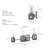 River Mill 3 - Light Dimmable Vanity Light