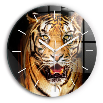 Glass Wall Clock