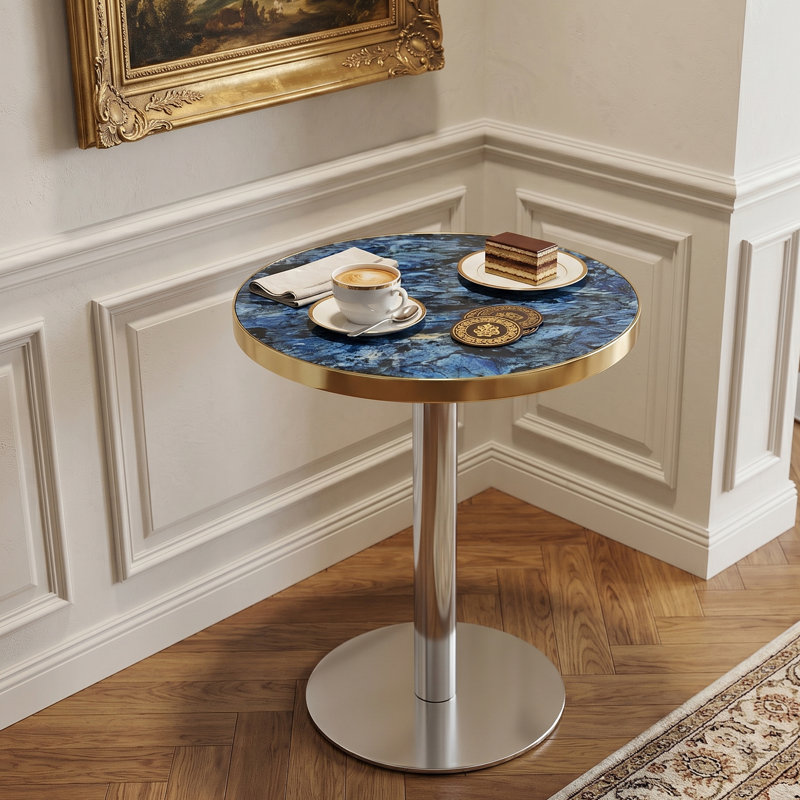 Tables de salle à manger (table seulement, sans chaises, avec plateau et pieds) Cuisine en panneau de fibres à densité moyenne