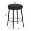 Ensemble de 2 tabourets de comptoir 24,75 "Modern-167209532-167209533