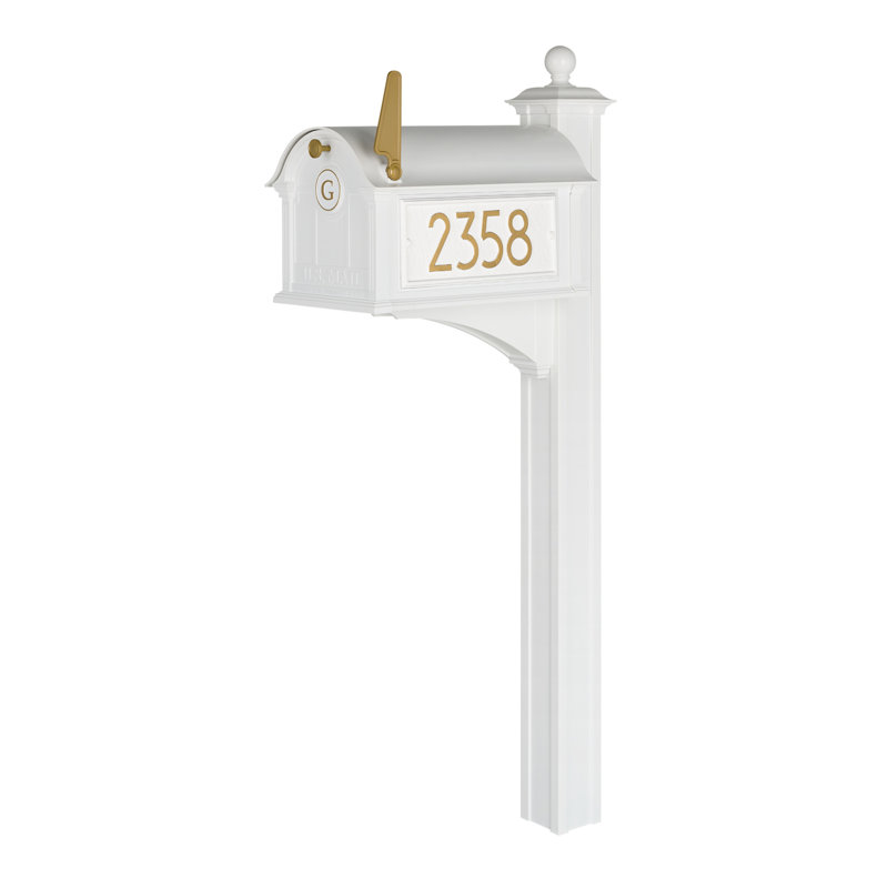 Balmoral Whitehall Products Mailbox, Yes, White