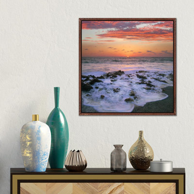 Coast At Sunset, Blowing Rocks Beach, Jupiter Island, Florida by Tim Fitzharris - Gallery-Wrapped Canvas Giclée on Canvas