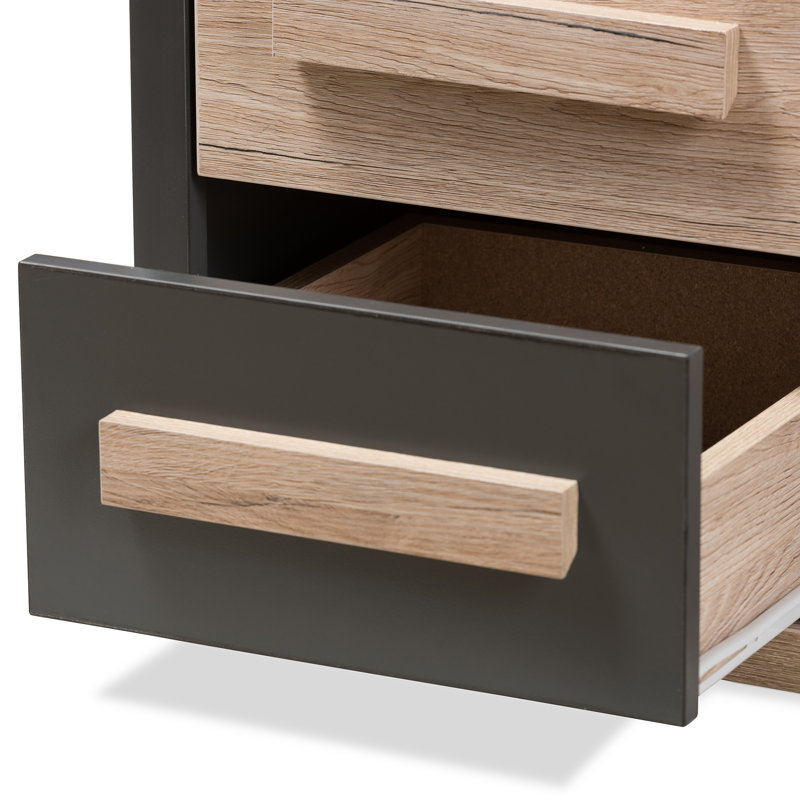 Xzavier 2 Drawer Nightstand
