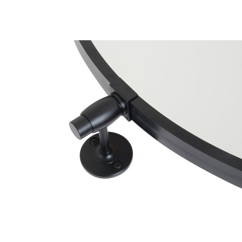 Belfield Metal Wall Mirror, 24" x 24", Black
