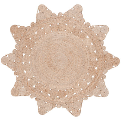 Round Chasyn Jute/Sisal Area Rug