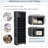 30 Shoe Cubby Console, Shoe Cabinet With Multiple Storage Capacity, Free Standing Tall Cabinet With Versatile Use-689862716
