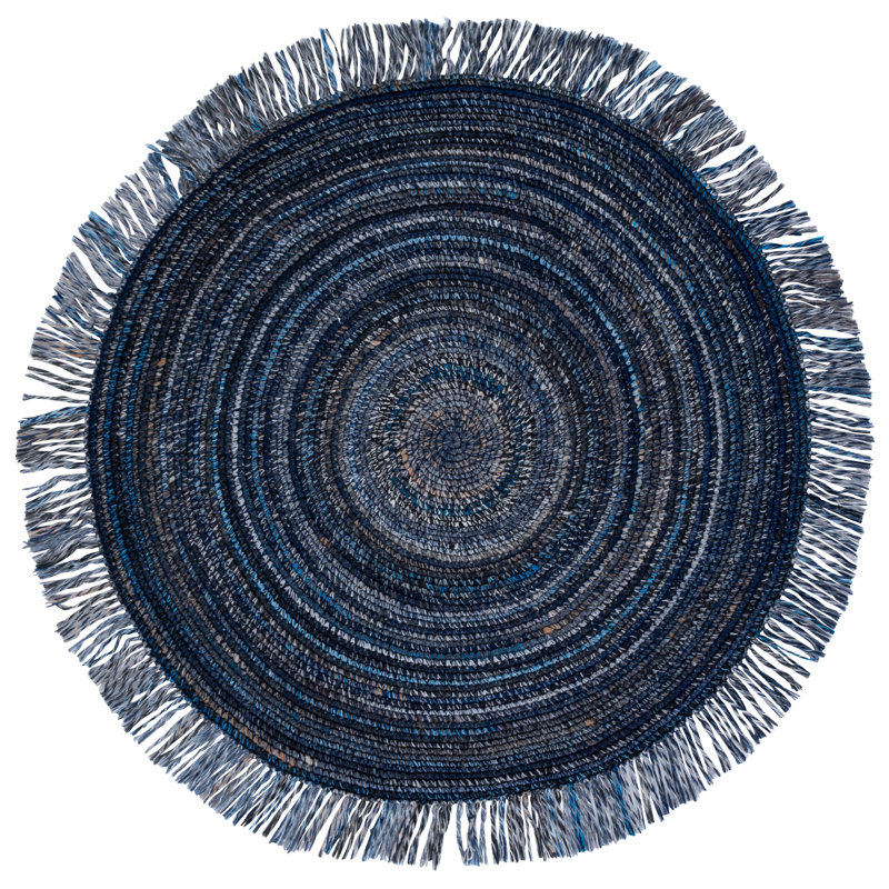Ashelman Renewal Handwoven Pet Yarn Rug, Round 5'