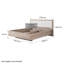 Taron Upholstered Faux Leather Bed