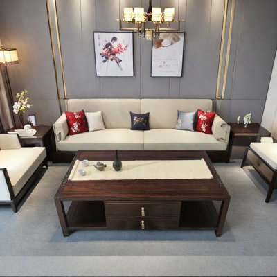 New Chinese-style ebony coffee table