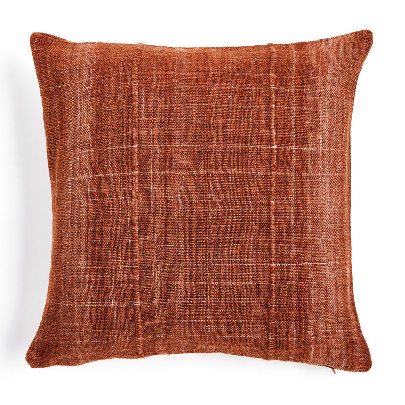 Kana Outdoor Pillow-Kana Rust-20"X20", Kana Rust