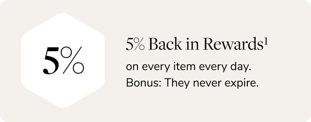 5% back in rewards