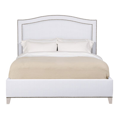Caroline/Casey Queen Upholstered Low Profile Panel Bed