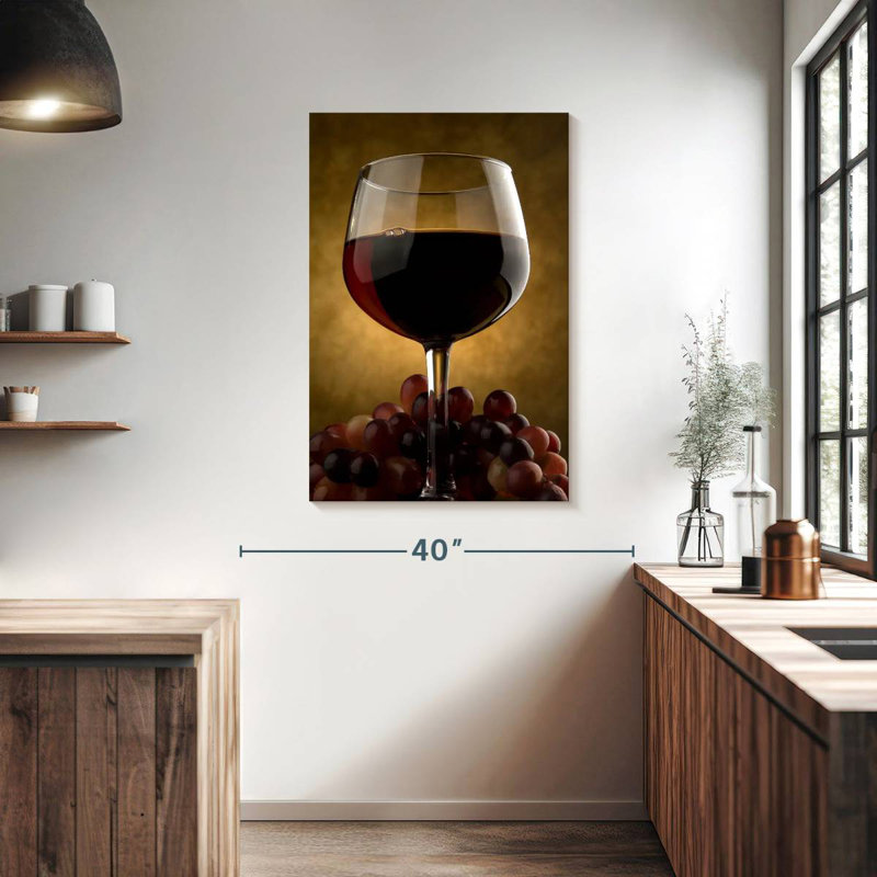 Yarlin Delicious Red Wine, 39" H x 26" W