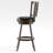 Immanuel Swivel Upholstered Counter Stool with Solid Wood Frame-555031017