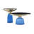 Glass Top Living Room Table Set