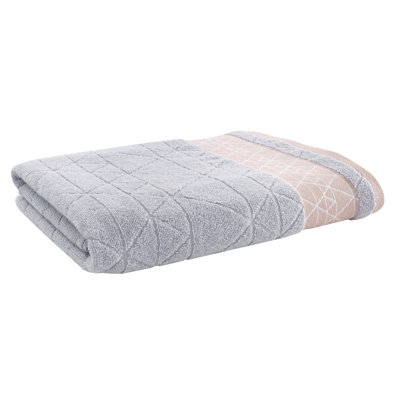 Linear Diamond Bath Sheet Single