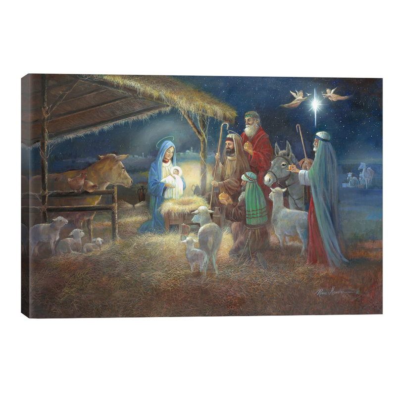A Child Is Born by Ruane Manning - Wrapped Canvas Print, 101.6 cm H x 66.04 cm W x 1.91 cm D