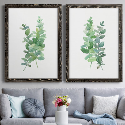 Eucalyptus I - ensemble de 2 reproductions d'art sur toile