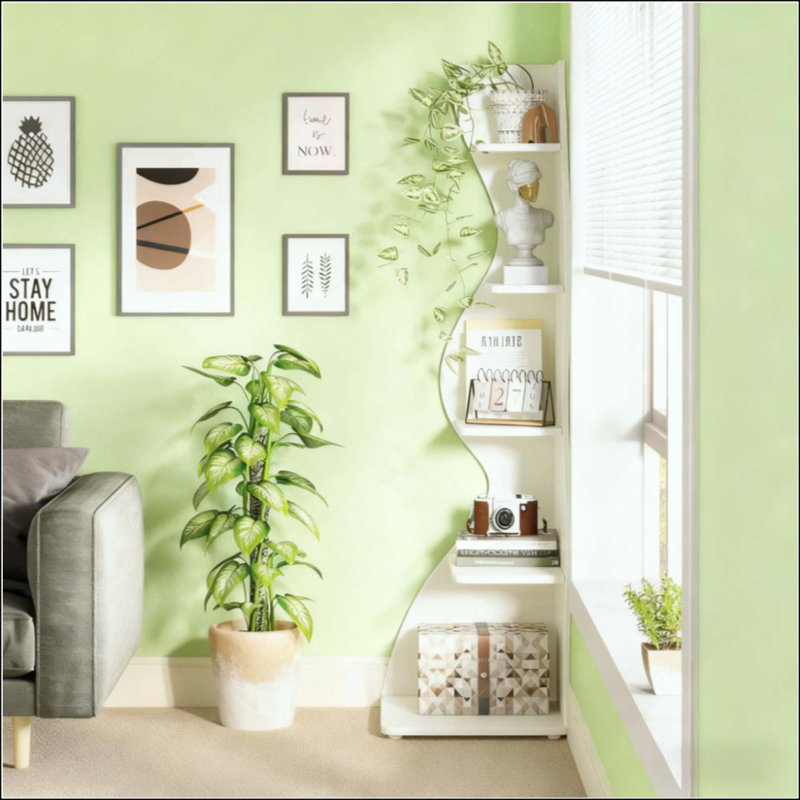 Support pour plante à 5 niveaux, Blanc