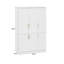 Armoire-penderie en bois manufacturé et solide à 2 portes l 47,6 po Sandhurst